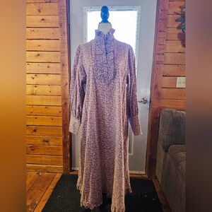 1970s Laura Ashley Smock Dress